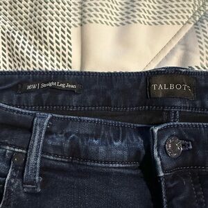 Talbots Navy Straight Leg Jeans